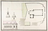 Design for the Parish Church of Merkershausen, workshop of Balthasar Neumann