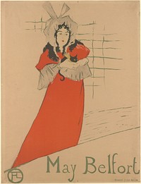 May Belfort by Henri de Toulouse Lautrec