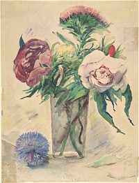 Flowers in a Vase by Zacharie Astruc