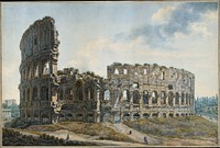 The Colosseum, Rome by Abraham Louis Rodolphe Ducros