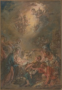 The Adoration of the Shepherds by François Boucher