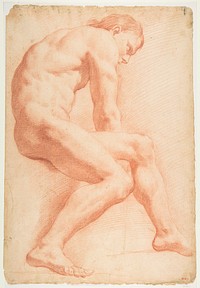 Life Drawing, attributed to Carle (Charles André) Vanloo