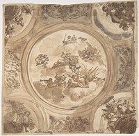Ceiling Design with an Allegory of Victory