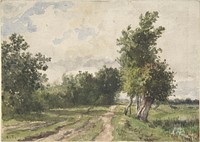 Landscape by Constant Troyon