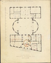 First Merchant's Exchange, New York (plan of main floor)