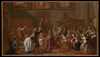 Louis XIV in Notre-Dame de Paris on January 30, 1687 at a Thanksgiving Service after his Recovery from a Grave Illness by Guy Louis Vernansal the Elder