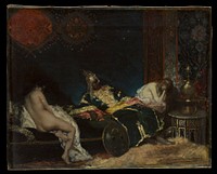 The Serbian Concubine (Un Envoi de Serbie) by Benjamin-Constant (Jean-Joseph-Benjamin Constant)