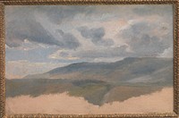 Landscape Study with Clouds by Emile Loubon