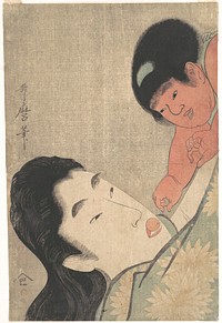 Yamauba and Kintoki by Utamaro Kitagawa (1754–1806)