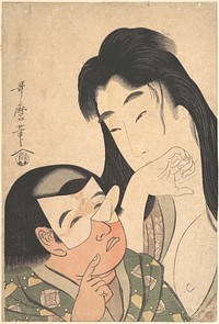Yamauba and Kintoki by Utamaro Kitagawa (1754–1806)