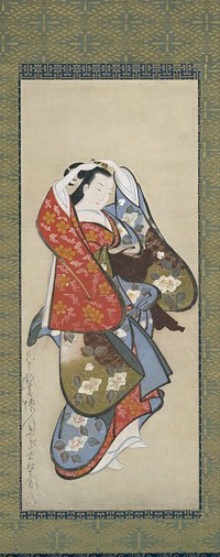 Beautiful Woman by Kaigetsudō Dohan