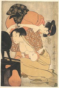 Mother and Child by Utamaro Kitagawa (1754–1806)