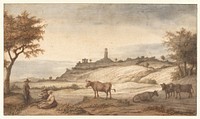 The Monterberg Seen from Kalkar by Robert Hills