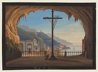 View of Amalfi from the Capuchin Monastery, Italian