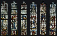 The Virgin Mary and Five Standing Saints above Predella Panels, German