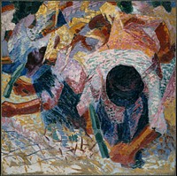 The Street Pavers  by Umberto Boccioni