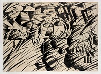 States of Mind: Those Who Go  by Umberto Boccioni