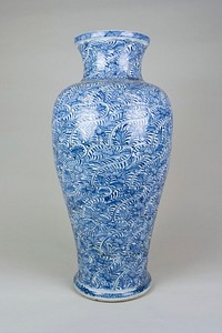 Vase with floral patterns, China