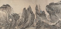 Landscape after Dong Yuan, Juran, Ma Yuan, and Xia Gui by Li Zai (Chinese, active 17th century) ?