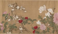 One Hundred Flowers, after Yun Shouping (Chinese, 1633–1690)