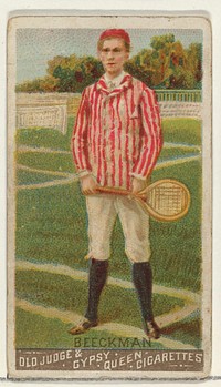 Beekman, Lawn Tennis, from the Goodwin Champion series for Old Judge and Gypsy Queen Cigarettes