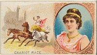 Chariot Race, from the Games and Sports series (N165) for Old Judge Cigarettes issued by Goodwin & Company