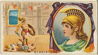 Gladiators, from the Games and Sports series (N165) for Old Judge Cigarettes issued by Goodwin & Company