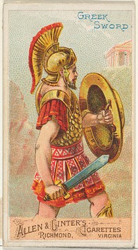 Greek Sword, from the Arms of All Nations series (N3) for Allen & Ginter Cigarettes Brands