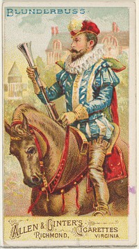 Blunderbuss, from the Arms of All Nations series (N3) for Allen & Ginter Cigarettes Brands issued by Allen & Ginter 