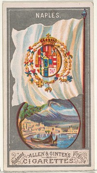 Naples, from the City Flags series (N6) for Allen & Ginter Cigarettes Brands issued by Allen & Ginter 