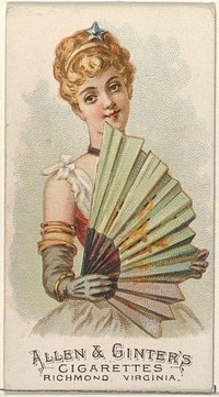 Plate 49, from the Fans of the Period series (N7) for Allen & Ginter Cigarettes Brands issued by Allen & Ginter 