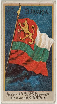 Bulgaria, from Flags of All Nations, Series 2 (N10) for Allen & Ginter Cigarettes Brands issued by Allen & Ginter 