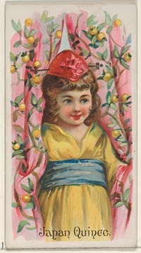 Japan Quince, from the Fruits series (N12) for Allen & Ginter Cigarettes Brands issued by Allen & Ginter, George S. Harris & Sons (lithographer)