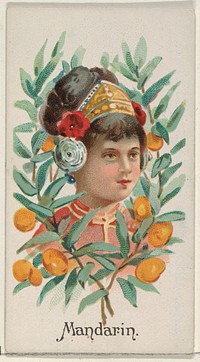 Mandarin, from the Fruits series (N12) for Allen & Ginter Cigarettes Brands