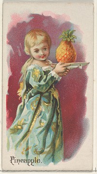 Pineapple, from the Fruits series (N12) for Allen & Ginter Cigarettes Brands issued by Allen & Ginter