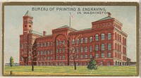 Bureau of Printing & Engraving in Washington, from the General Government and State Capitol Buildings series (N14) for Allen & Ginter Cigarettes Brands