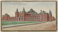 National Museum in Washington, from the General Government and State Capitol Buildings series (N14) for Allen & Ginter Cigarettes Brands issued by Allen & Ginter