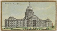 Capitol of Texas in Austin, from the General Government and State Capitol Buildings series (N14) for Allen & Ginter Cigarettes Brands issued by Allen & Ginter