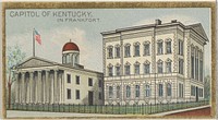 Capitol of Kentucky in Frankfort, from the General Government and State Capitol Buildings series (N14) for Allen & Ginter Cigarettes Brands issued by Allen & Ginter