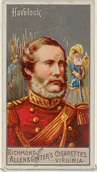 Henry Havelock, from the Great Generals series (N15) for Allen & Ginter Cigarettes Brands