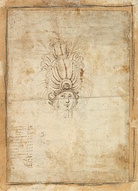 Design for a Man's Headdress