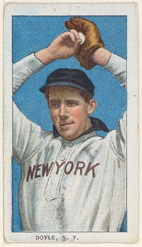 Doyle, New York, American League, from the White Border series (T206) for the American Tobacco Company