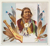 Striker, Apache, from the American Indian Chiefs series (N36) for Allen & Ginter Cigarettes issued by Allen & Ginter 