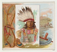 Chief Gall, Hunkpapa Sioux, from the American Indian Chiefs series (N36) for Allen & Ginter Cigarettes issued by Allen & Ginter 