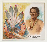 Great War Chief, Navajos, from the American Indian Chiefs series (N36) for Allen & Ginter Cigarettes issued by Allen & Ginter 