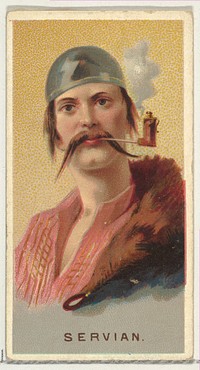 Serbian, from World's Smokers series (N33) for Allen & Ginter Cigarettes