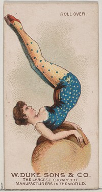 Roll Over, from the Gymnastic Exercises series (N77) for Duke brand cigarettes