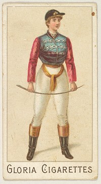 From the series Sports Girls" (C190), issued by the American Cigarette Company, Ltd., Montreal, to promote Gloria Cigarettes