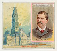 Charles Emory Smith, The Philadelphia Press, from the American Editors series (N35) for Allen & Ginter Cigarettes issued by Allen & Ginter 