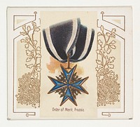 Order of Merit, Prussia, from the World's Decorations series (N44) for Allen & Ginter Cigarettes